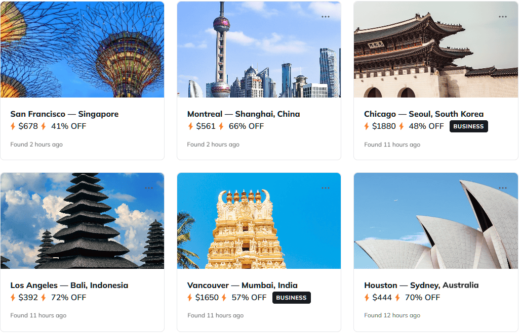 Air Traveler Club - Superdeals from North America