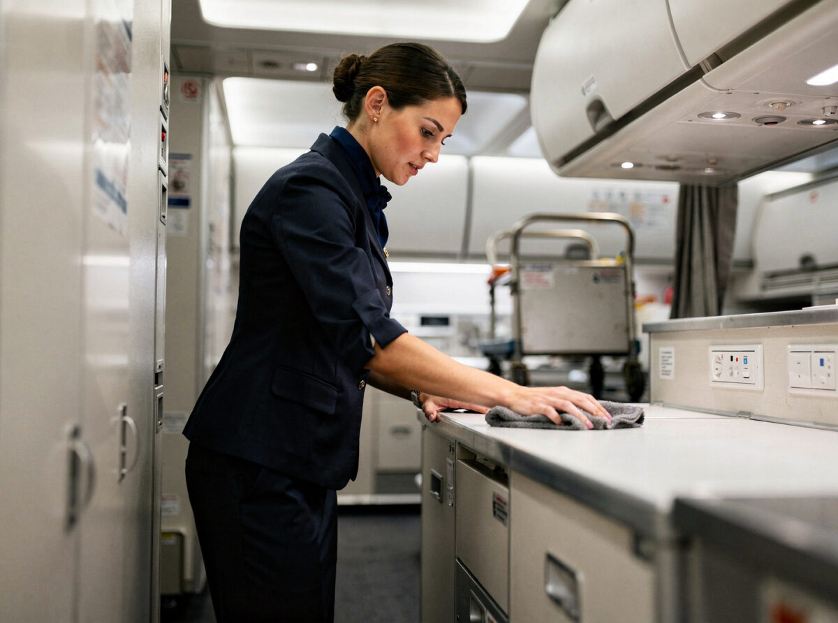 airBaltic removes sick bags and cuts bathroom supplies starting October 1.