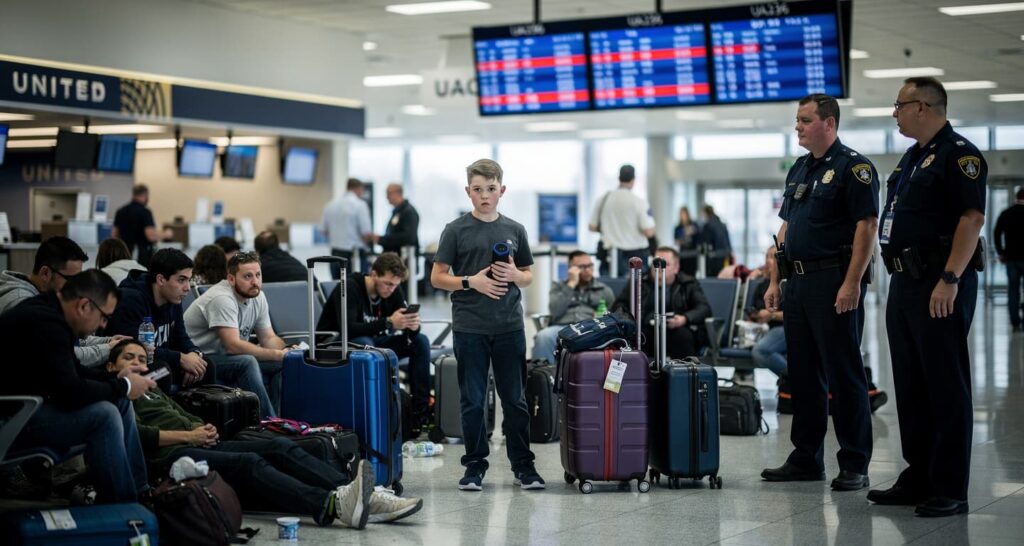 A teenager's Bluetooth speaker name just diverted a United transatlantic flight. 200 passengers stranded ten hours.
