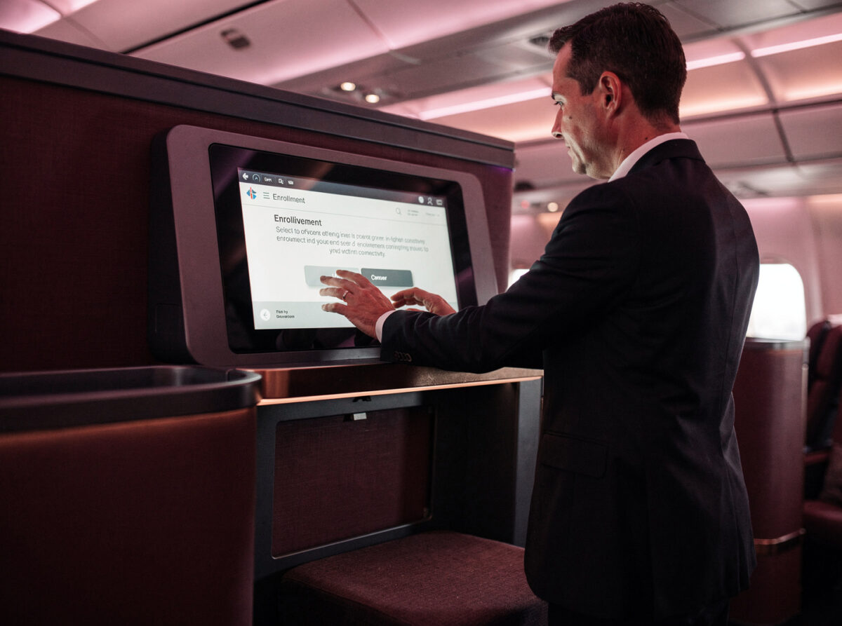 Qatar Airways equipped 150 widebody aircraft with Starlink. One enrollment choice determines your access.