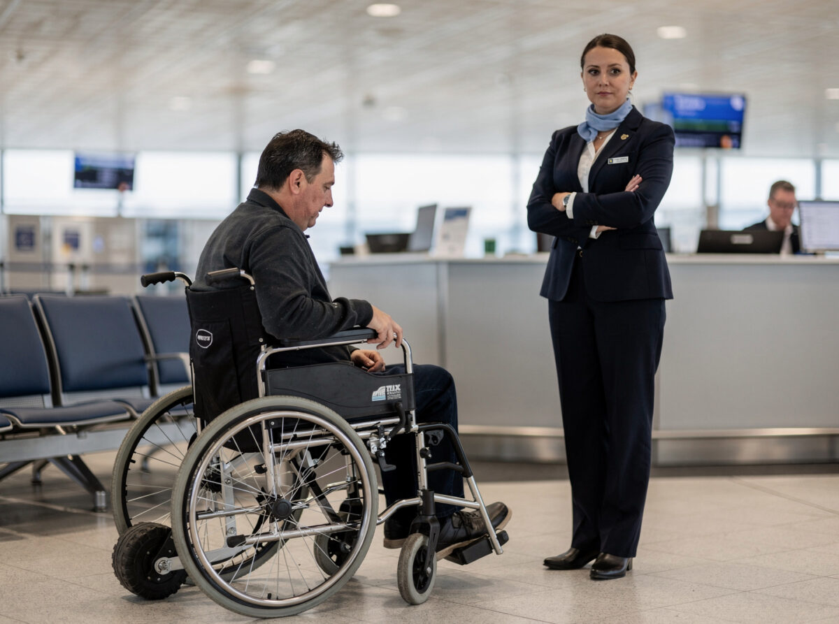 Virgin Australia removed a passenger for his wheelchair motor. The airline misidentified it as a lithium battery.