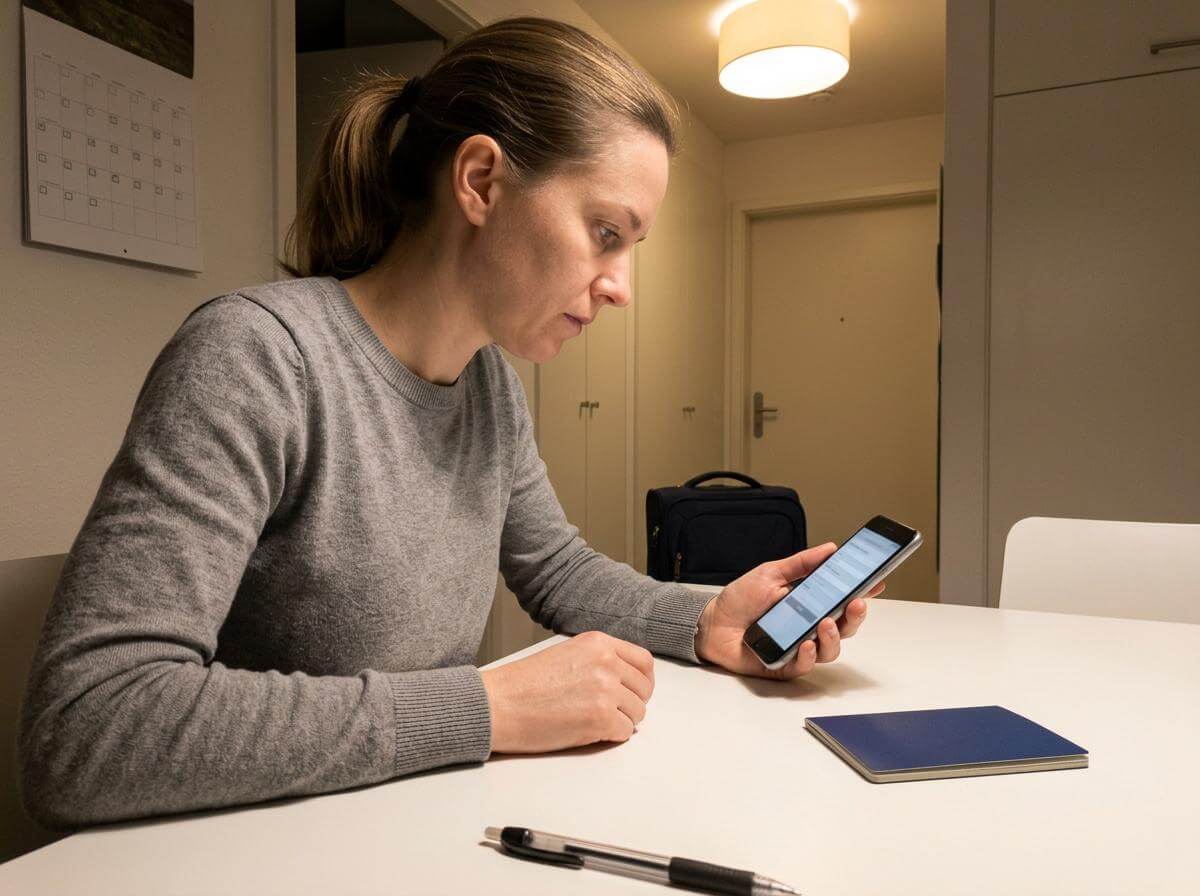 Traveler filing Malaysia's free digital arrival card on a phone at home (ATC Intel)