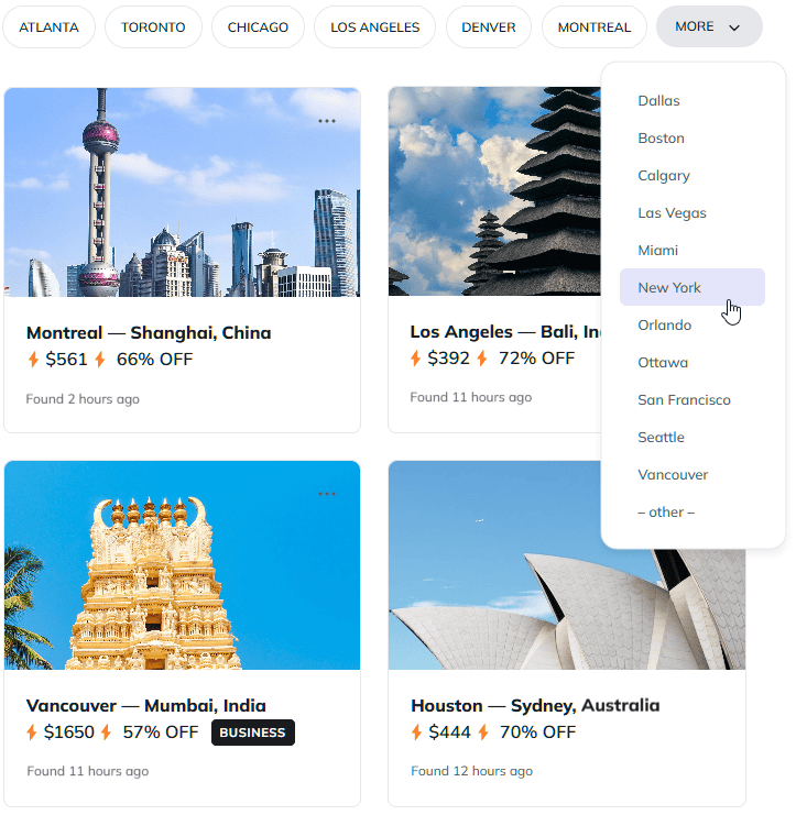 Heavily discounted flights to Asia from US and Canada